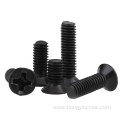 Black CSK phillips machine screw